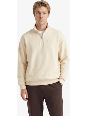 Karl Kani Signature Oversized Troyer Erkek Bej Ceket.beı