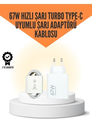 Miyango 67W Hızlı Şarj Cihazı Yüksek Isı Dayanımlı Type-C Set - ETC1347-6083
