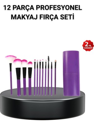 Miyango 12’li Profesyonel Makyaj Fırça Seti – Dökülmeyen Yumuşak Kıllı Ergonomik  - ETC7014-9569