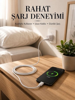 Miyango Usb-A To Type-C Şarj Kablosu 2 Metre Uzun Kablo - ETC7058-9170