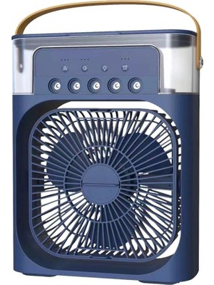 Munico Klima Fanı Taşınabilir Hava Soğutucu Plastik Nemlendirici Sisleme Özellikli Sessiz Masaüstü