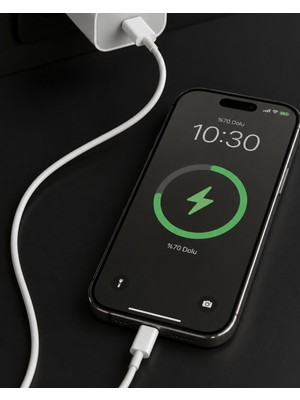 Miyango iPhone 13 12 11 Xr Xs x Se 2022 2020 20W Lightning Şarj Cihazı - ETC2520-6351
