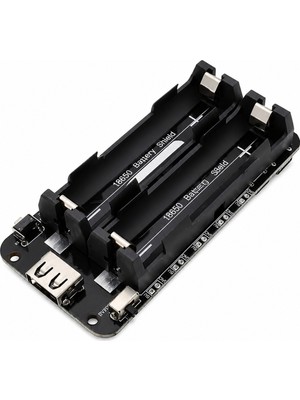 OEM 2'li Anahtarlı 18650 Lityum Pil Yuvası V8 Mikro USB