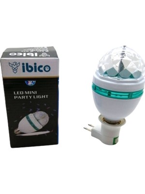 Mayf 3W Adaptörlü Dönebil Disko Lamba (5332)