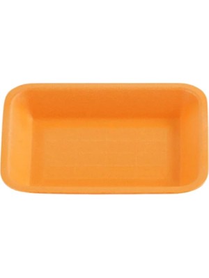 Ema Plast Köpük Tabak 250 Li Paket - Tek Kullanımlık, 1/2 Kg, Dayanıklı Mod2 | Turuncu
