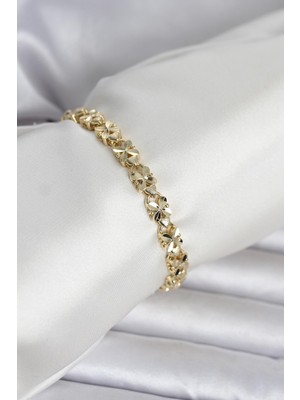 Miyango Xuping Kelebek Model Gold Renk Kadın Bileklik 5886 - ETC3626-6428