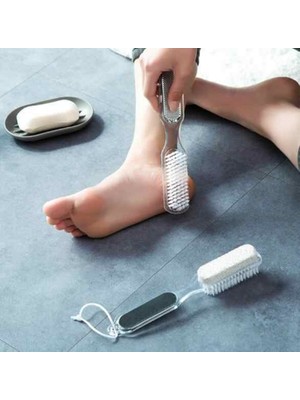 Mayf 4 Step Pedicure Paddle BZD-228 4ın1 Fırçalı Topuk Taşı (5332)