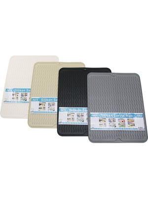 Mayf Silikon Çok Amaçlı Servis Matı Amerikan Servis - Bulaşık Altlık - Nihale 30X40CM (5332)