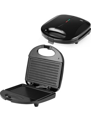 Mayf Mini Elektrikli Tost Makinesi 2 Dilim  Yapışmaz Yüzey - Kilitlenebilir Kapak 750W SSM-2588 (5332)