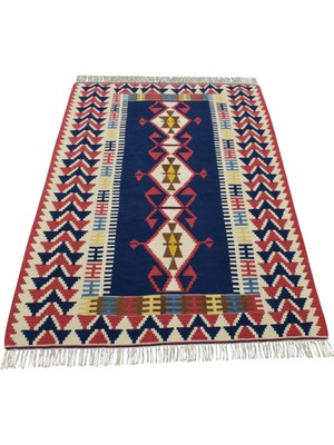 Kilim Antik El Dokuma Yağcıbedir Balıkesir Yün Kilim 1593 - Yeni - Çok Renkli