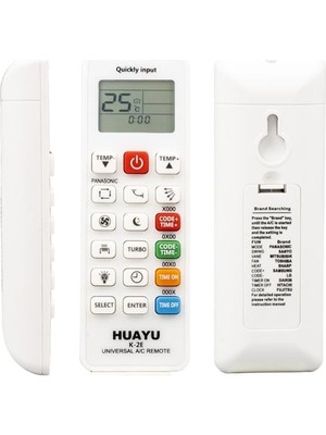 Akıllı Bayi Universal K-2e Akıllı A/c Klima Kumandası