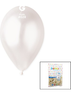Vanch GM-110-28 METALİK - BEYAZ BALON 11'' - 28CM - 100 PARÇA (5264)