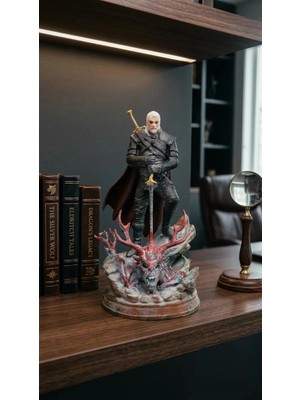Craftel The Witcher Geralt Of Rivia Heykel Figür Oyuncak 12 cm - Koleksiyonluk Hobi Oyun Biblo Hediyelik