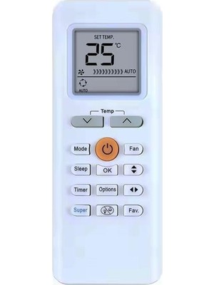 Akıllı Bayi Weko Midea Blanc 12000 Btu Klima Kumandası