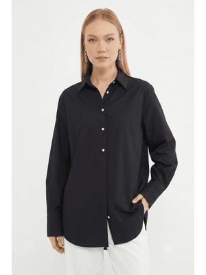 FullaModa Basic Oversize Gömlek