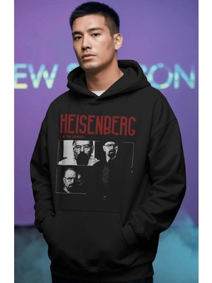Sevbano Efsane Dizi Breaking Bad Heisenberg Walter White Ön Baskılı Unisex Oversize Premium Hoodie