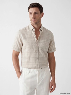 Lc Waikiki Yeni Sezon Regular Fit Ekose Poplin Erkek Gömlek