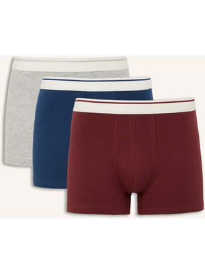 DeFacto Regular Fit 3'lü Boxer H3664AX26SP
