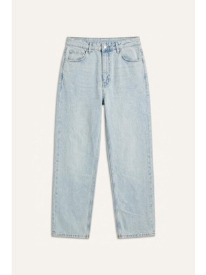 DeFacto %100 Pamuk Baggy Fit Açık Mavi Pantolon I4237AX26HS