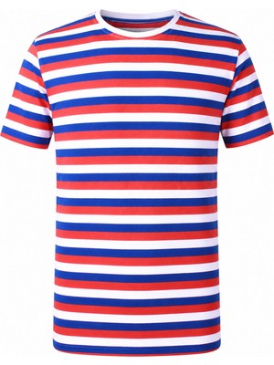 Trender 241 Bisiklet Yaka Kırmızı Erkek T-Shirt 26YK37000019