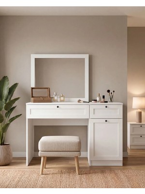 Sarmobi Terra Makyaj Masası 120 x 97 x 41 cm - Modern Tasarım