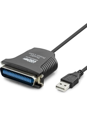 Skygo USB To Paralel Lpt Yazıcı Dönüştürücü Kablosu 80 cm Siyah HDX7526