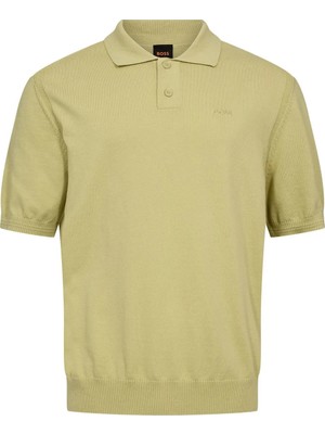 Boss Haki Erkek Regular Fit Logo Baskılı Kazak ASAC_P_50560372
