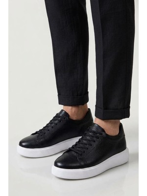 Papuçcity Babucci 110 Hakiki Deri Erkek Sneakers Spor Ayakkabı