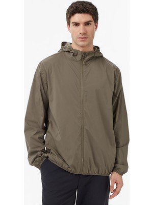 Nautica Erkek Kahverengi Regular Fit Kapüşonlu Su Itici Mont