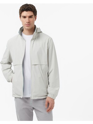 Nautica Erkek Gri Regular Fit Dik Yaka Çift Taraflı Su Itici Mont