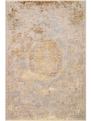 Cool Halı Lavina Camel Kum Beji Vintage Halı Modern Klasik Dekoratif Lüks Eskitme Desenli Premium Salon Halısı