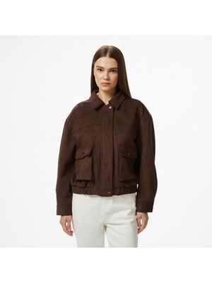 Nautica Kadın Kahverengi Regular Fit Ceket