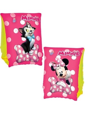 Bestway Minnie Mouse Desenli Kırmızı Çocuk Kolluk - 25x15 cm, Koku Yapmayan ve Renk Çıkarmayan