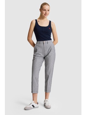 U.s. Polo Assn. Kadın Lacivert Pantolon (Kanvas-Chino) 50325535-VR033