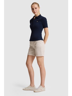 U.s. Polo Assn. Kadın Bej Şort / Bermuda 50325529-VR011
