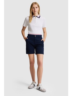U.s. Polo Assn. Kadın Lacivert Şort / Bermuda 50325529-VR033