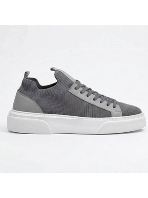 Daytex 1111-1 Erkek Full Triko Neolit Taban Sneaker Füme