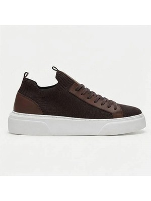 Daytex 1111-1 Erkek Full Triko Neolit Taban Sneaker Kahve