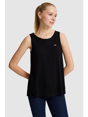 U.s. Polo Assn. Kadın Siyah Tişört Basic 50323548-VR046