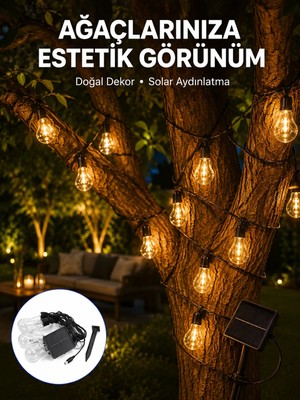Akıllı Bayi Solar Dekoratif LED Ampul Işık Bahçe Çit Balkon ve Veranda Süsleme Aydınlatması