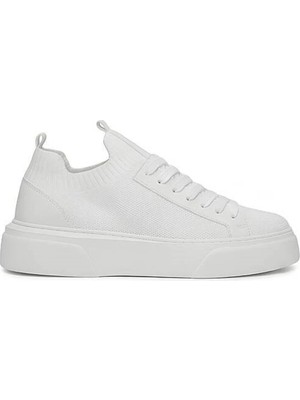 Daytex 1111-1 Erkek Full Triko Neolit Taban Sneaker Beyaz