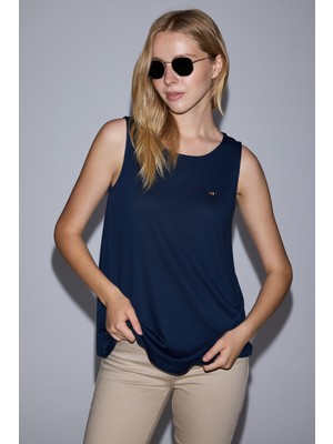 U.s. Polo Assn. Kadın Lacivert Tişört Basic 50323548-VR033