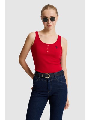U.s. Polo Assn. Kadın Kırmızı Tişört Basic 50321790-VR171