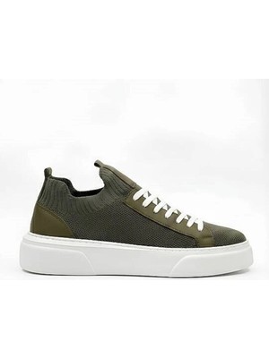 Daytex 1111-1 Erkek Full Triko Neolit Taban Sneaker Haki