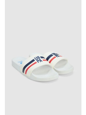 U.s. Polo Assn. Erkek Beyaz Terlik 50324604-VR013