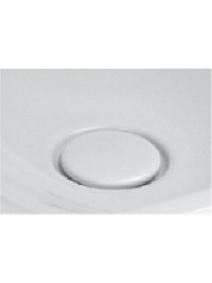 E.C.A. E.C.A Serel Mat Beyaz Seramik Tapa ve Lavabo Sifonu TP08STL110H Kolay Temizlik Özelliği ile