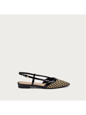   Kadın Sandalet 63R1 Frau Two-Tone Raffıa Slıngbacks