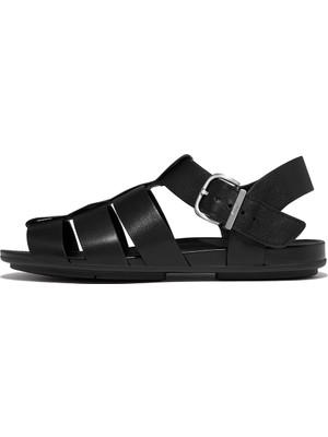  Gracie Kadın Sandalet A4B-001/C15 Fitflop Gracıe Leather Fısherman Sandals