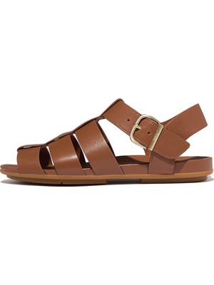  Gracie Kadın Sandalet A4B-001/C15 Fitflop Gracıe Leather Fısherman Sandals