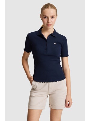 U.s. Polo Assn. Kadın Lacivert Tişört 50323563-VR033